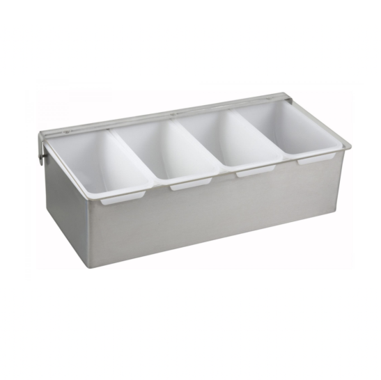 Crestware 4 Compartment Condiment Dispenser