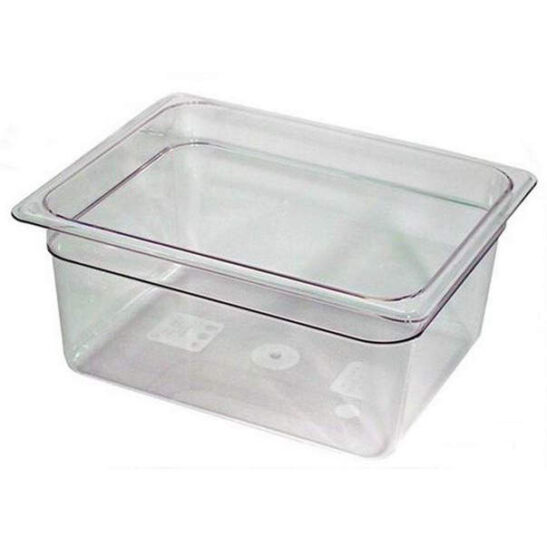 cambro half x 6 inch clear food pan