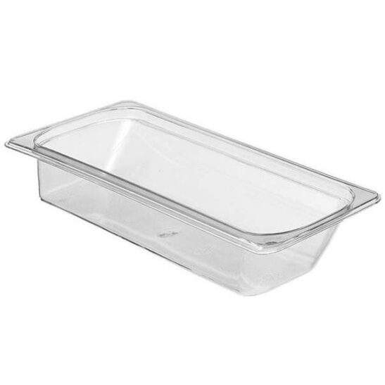 cambro 1/3 x 2 1/2 inch clear food pan