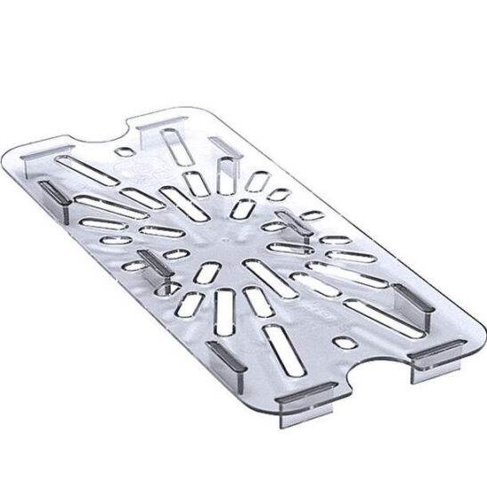 cambro half clear drain shelf