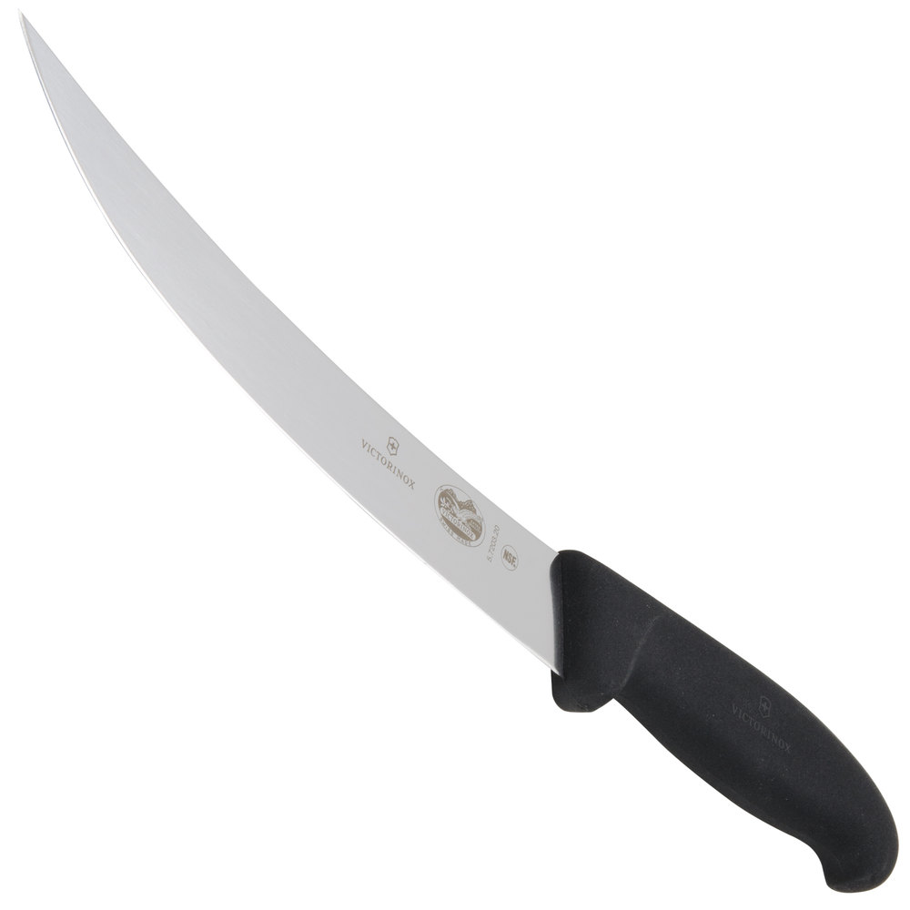 VICTORINOX FIBROX 8 INCH CURVED BREAKING KNIFE