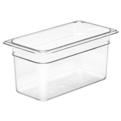cambro 1/3 x 6 inch clear food pan