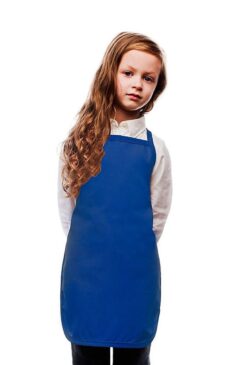 ROYAL BLUE DAYSTAR APPAREL TWO POCKET KID BIB APRON