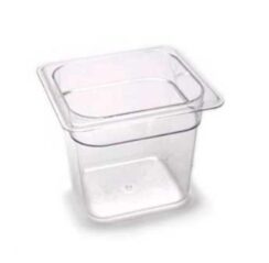 cambro 1/6 x 6 inch clear food pan