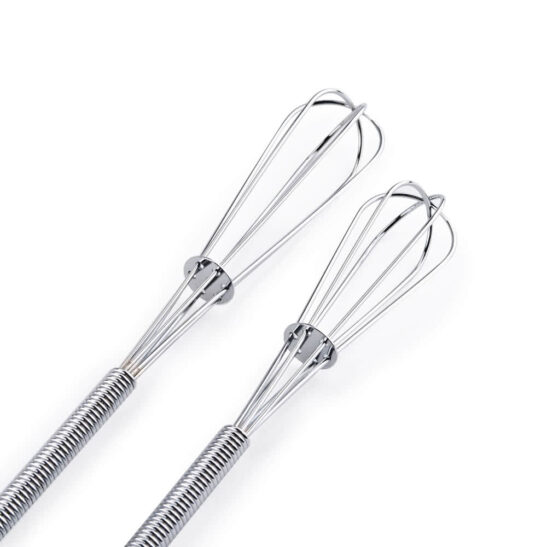 7 INCH CHROME PLATED STEEL MINI WHISK