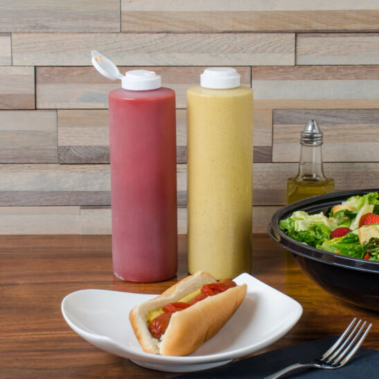 TABLECRAFT 12 OZ FLIP TOP CAP SQUEEZE BOTTLE